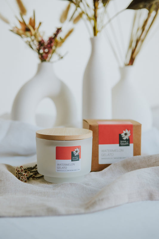 watermelon gelato candle