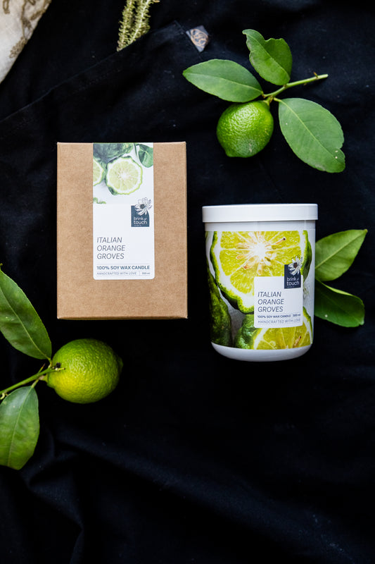 italian orange groves candle