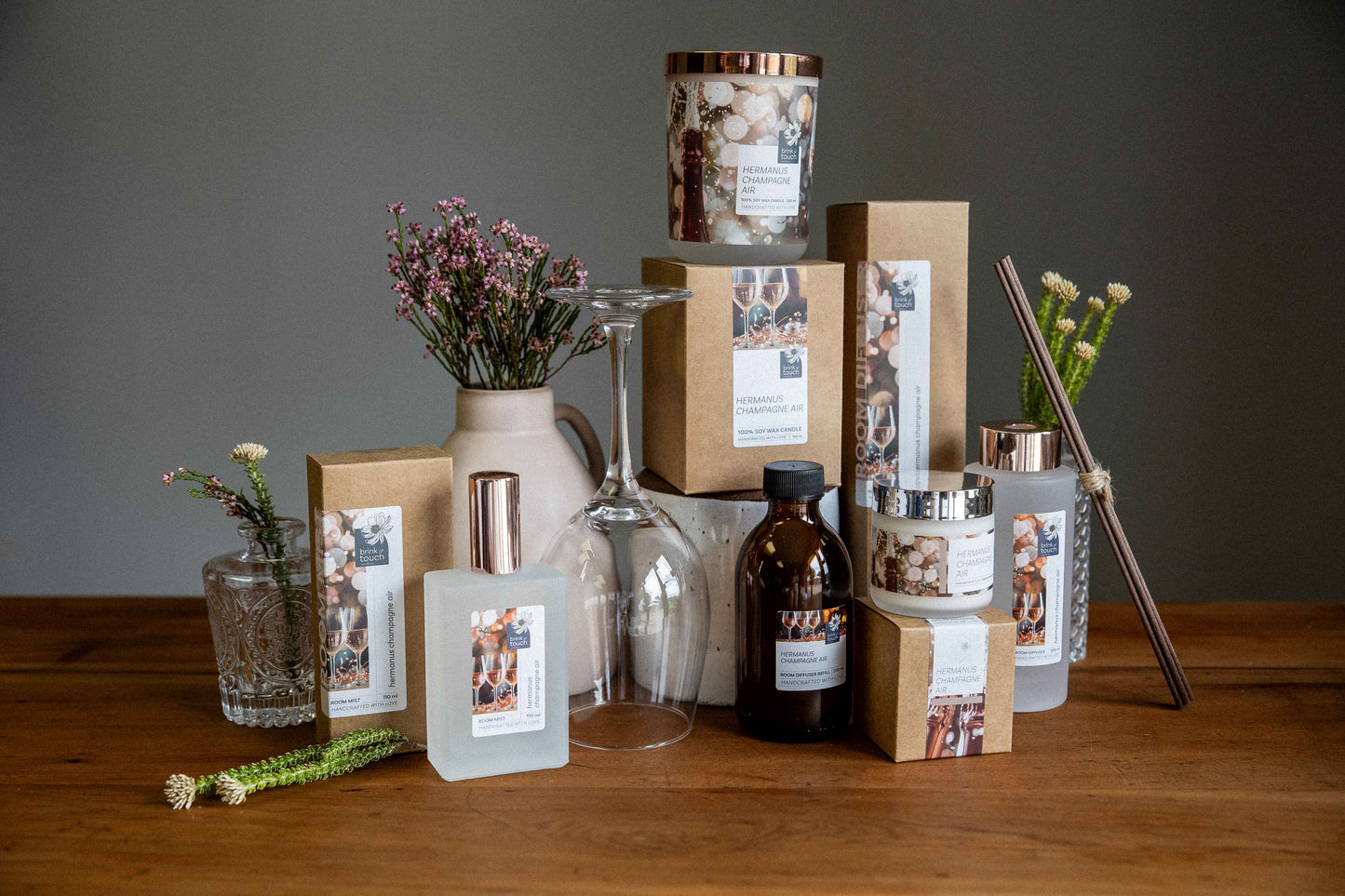 hermanus champagne air candle