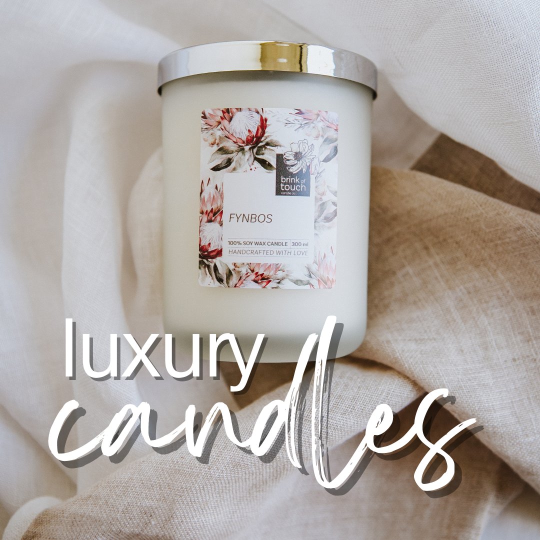 luxury soy wax fragranced candles