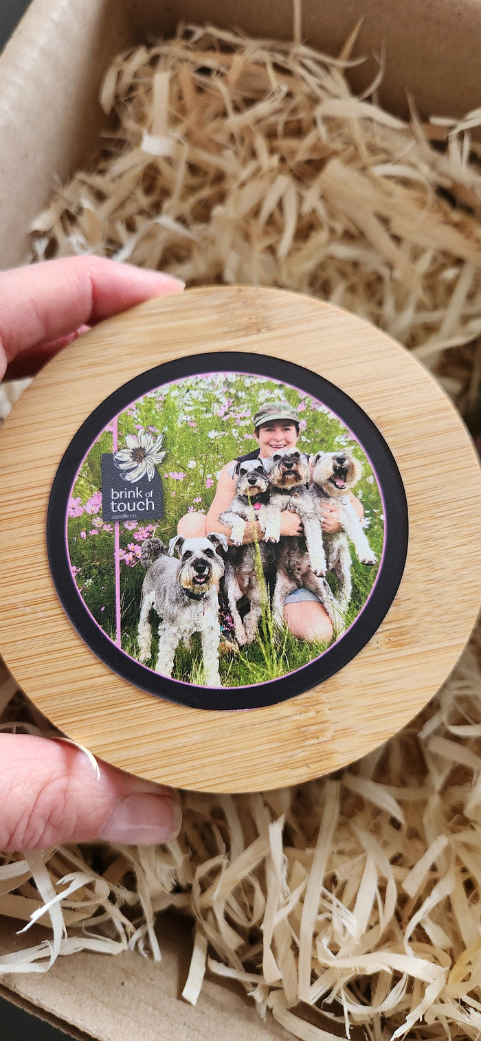 Personalised Candle - 400ml by Brink of Touch