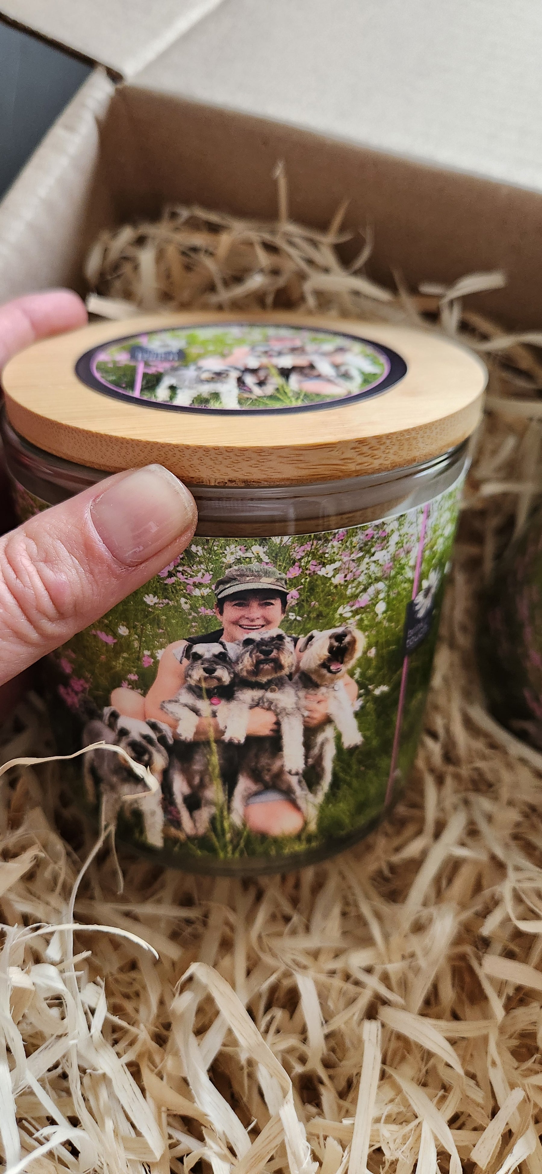 Personalised Candle - 400ml - packaging