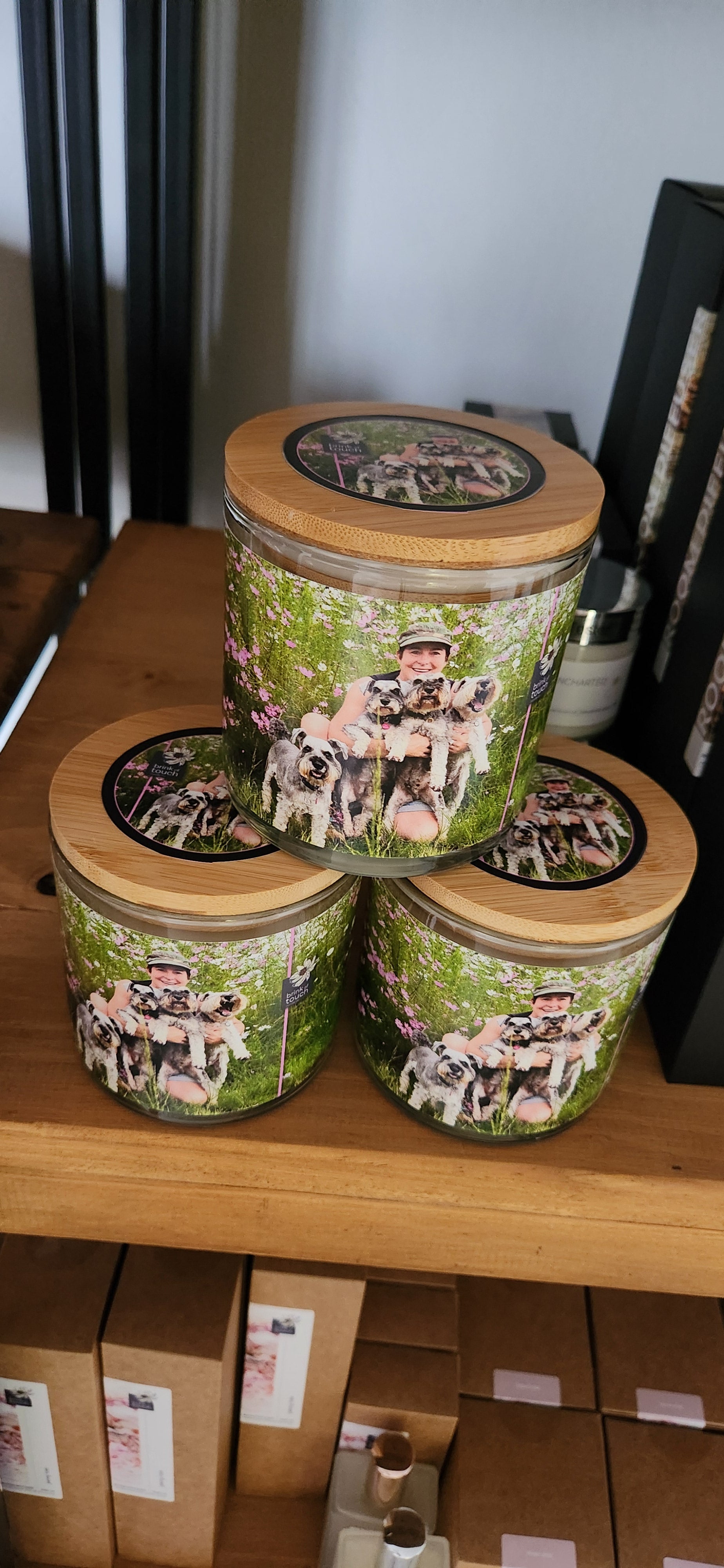 Personalised Candle - 400ml - styled shot
