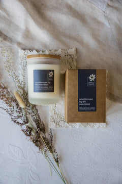 Afrikaanse Kers | Waatlemoen by Die Swembad candle - close up