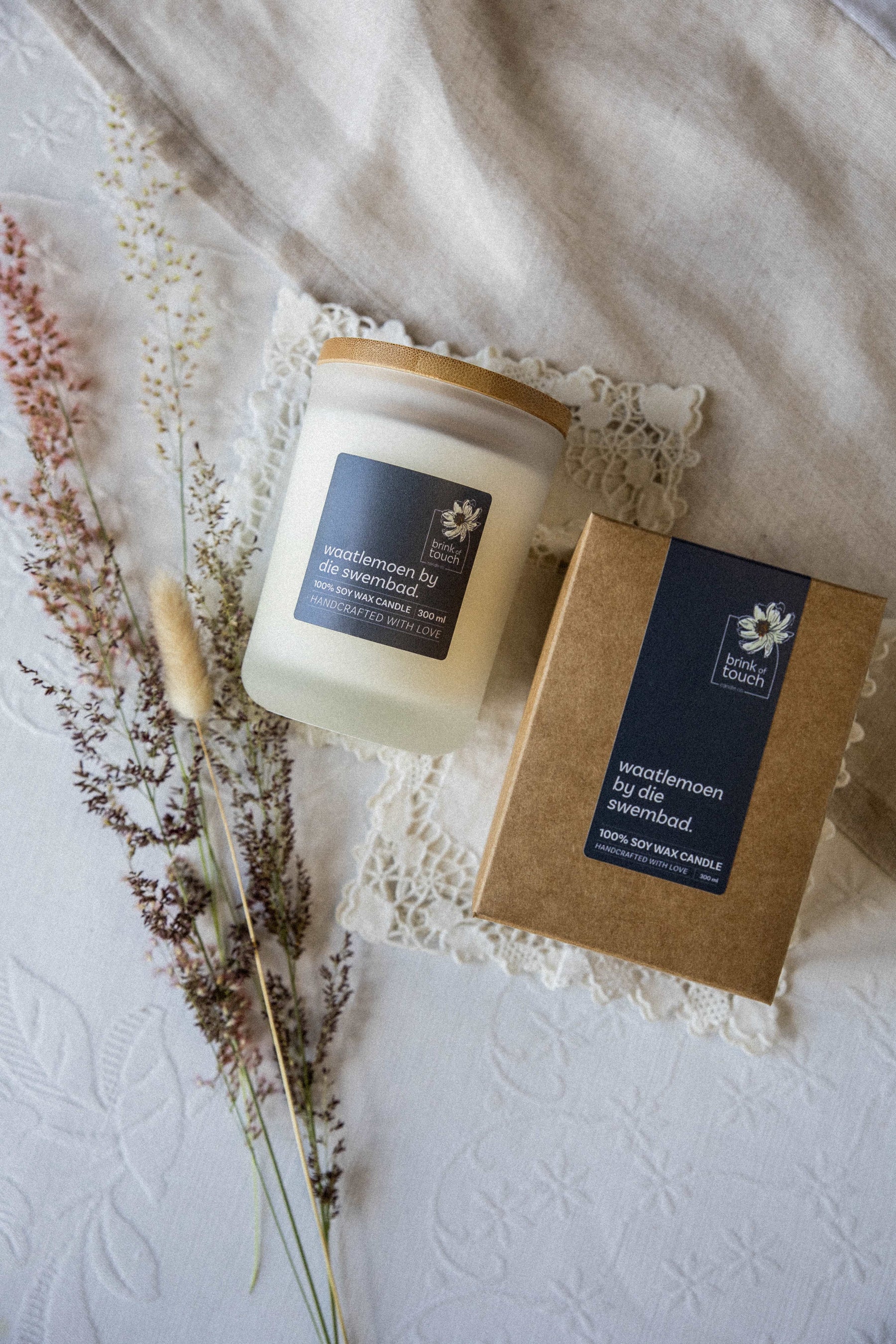 Afrikaanse Kers | Waatlemoen by Die Swembad candle by Brink of Touch