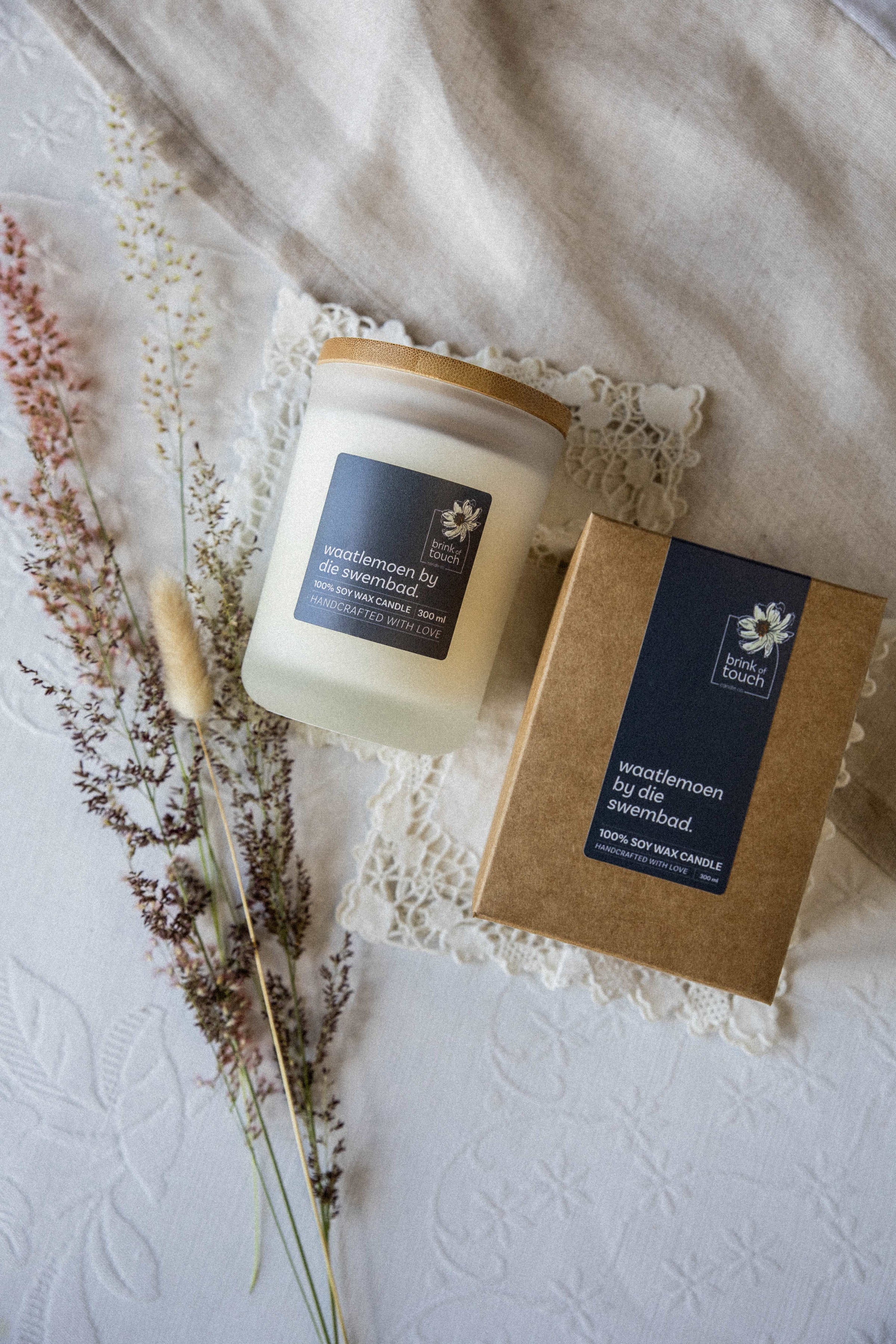 Afrikaanse Kers | Waatlemoen by Die Swembad candle by Brink of Touch