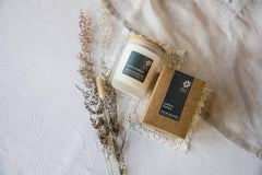 Afrikaanse Kers | Koffie En Beskuit candle - close up