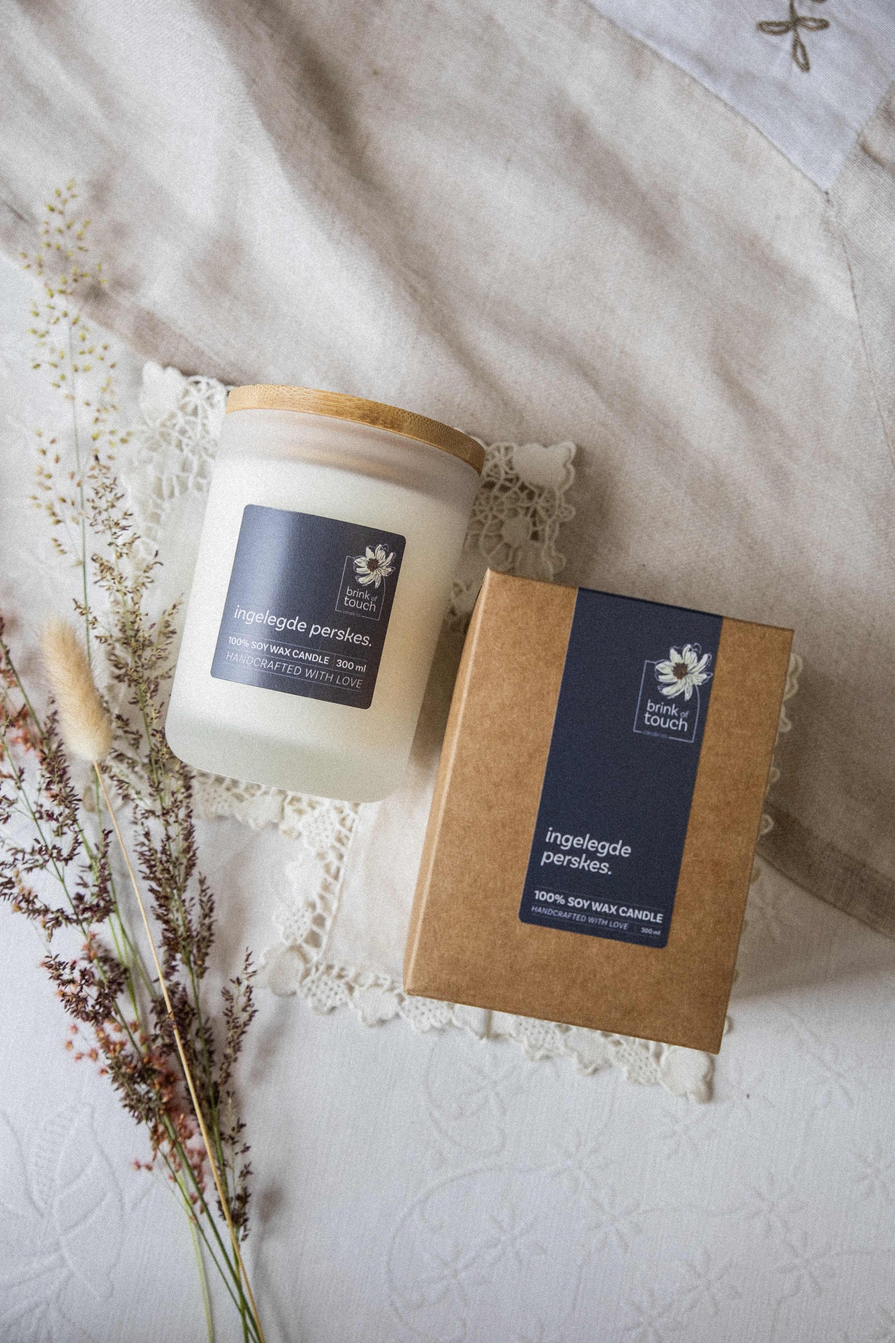 Afrikaanse Kers | Ingelegde Perskes candle by Brink of Touch