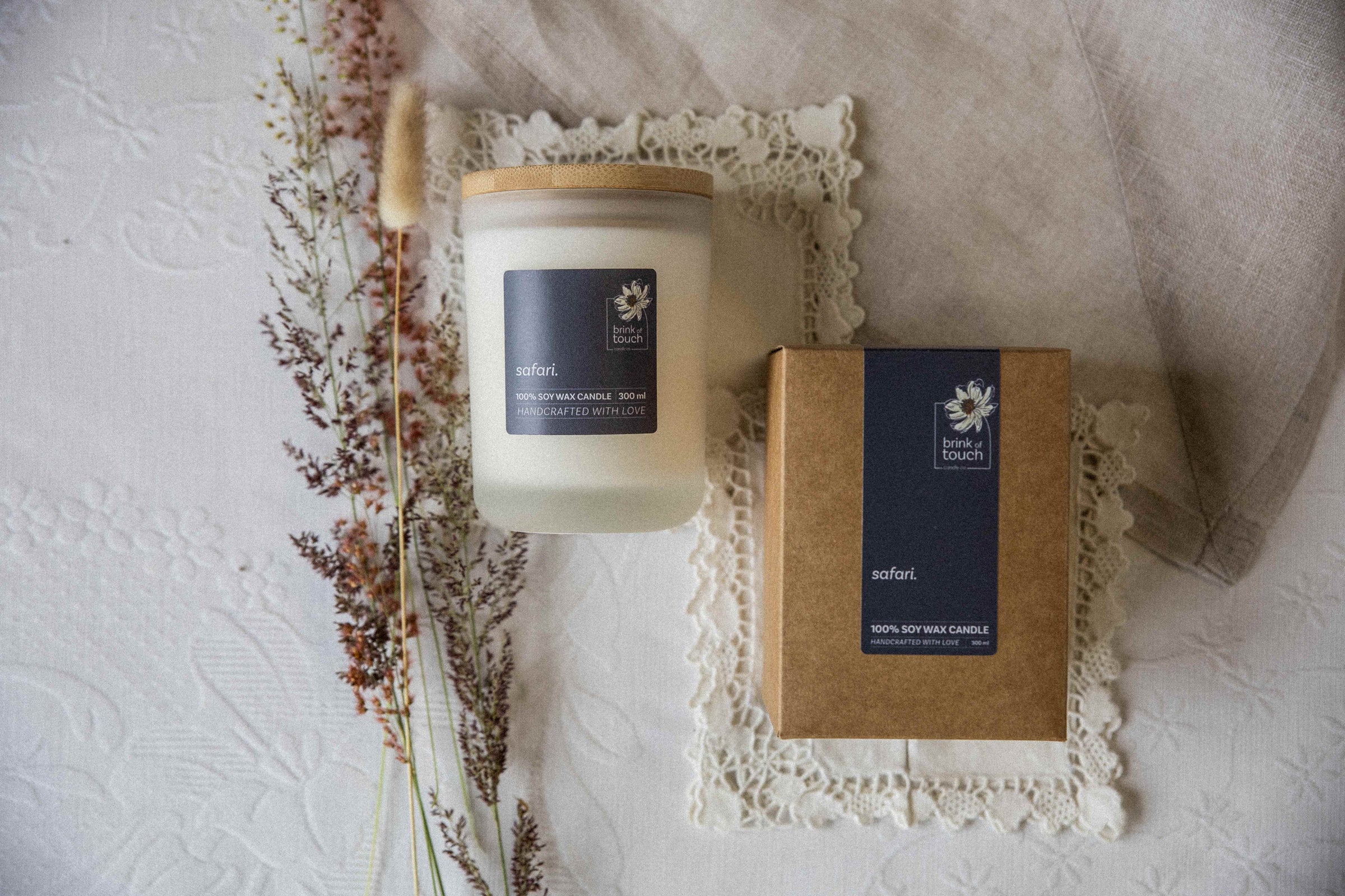 Afrikaanse Kers | Safari candle - styled shot