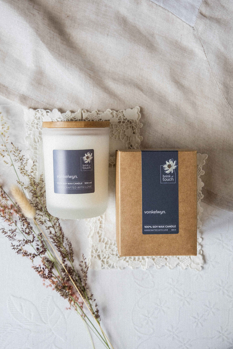 Afrikaanse Kers | Vonkelwyn candle by Brink of Touch