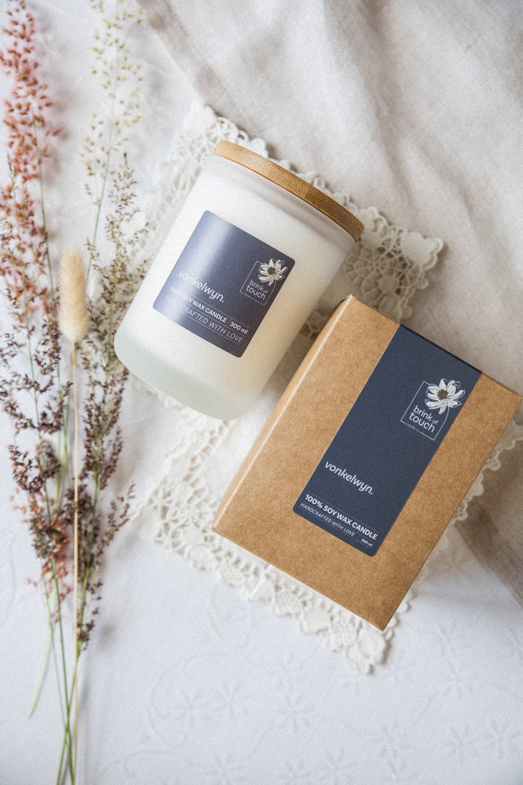 Afrikaanse Kers | Vonkelwyn candle by Brink of Touch