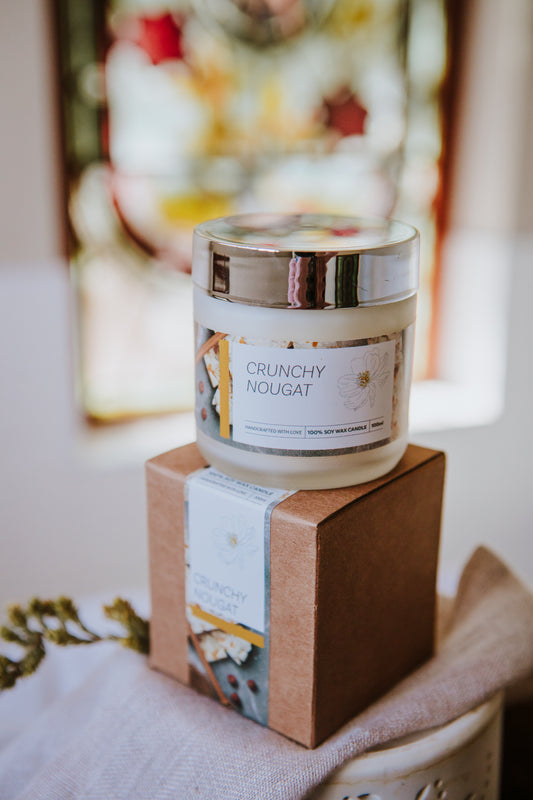 mini candle | crunchy nougat