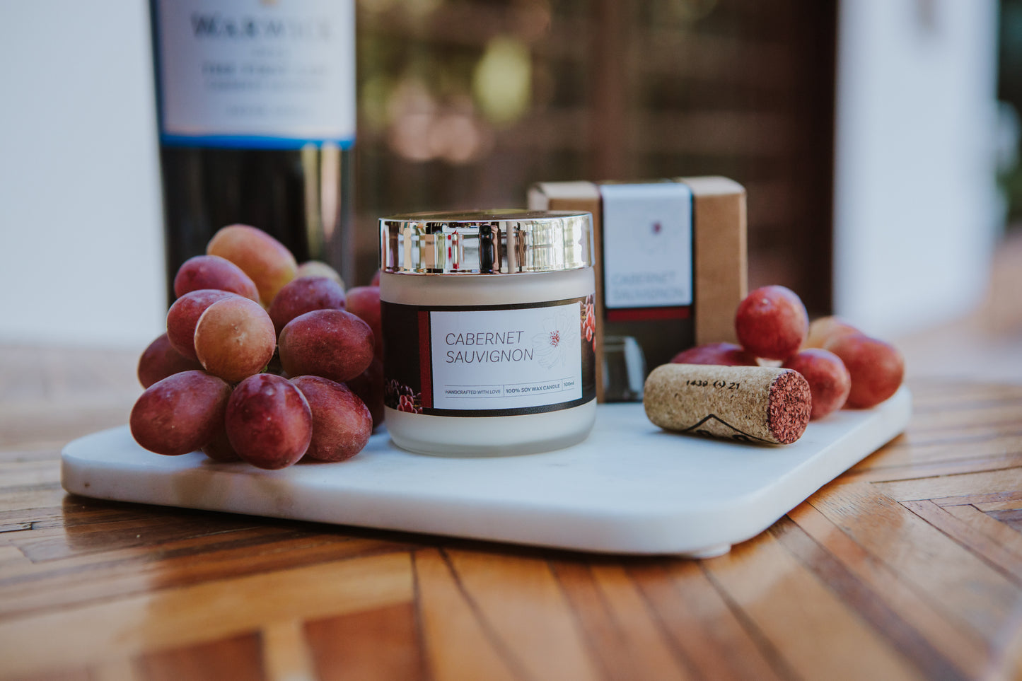 wine candle | cabernet sauvignon