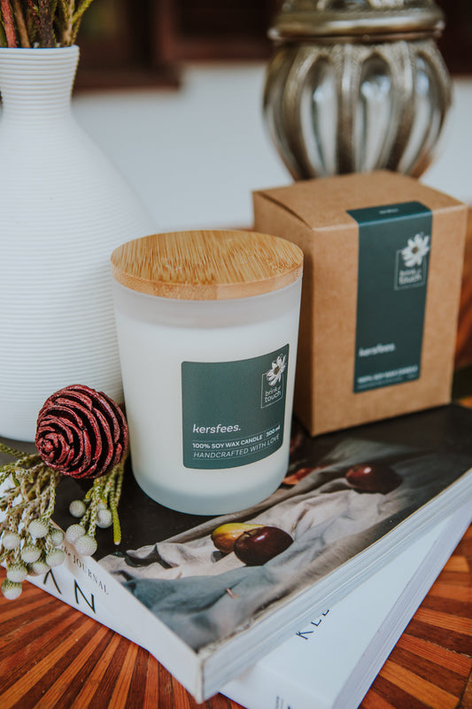 Afrikaanse Kers | Kersfees candle - close up