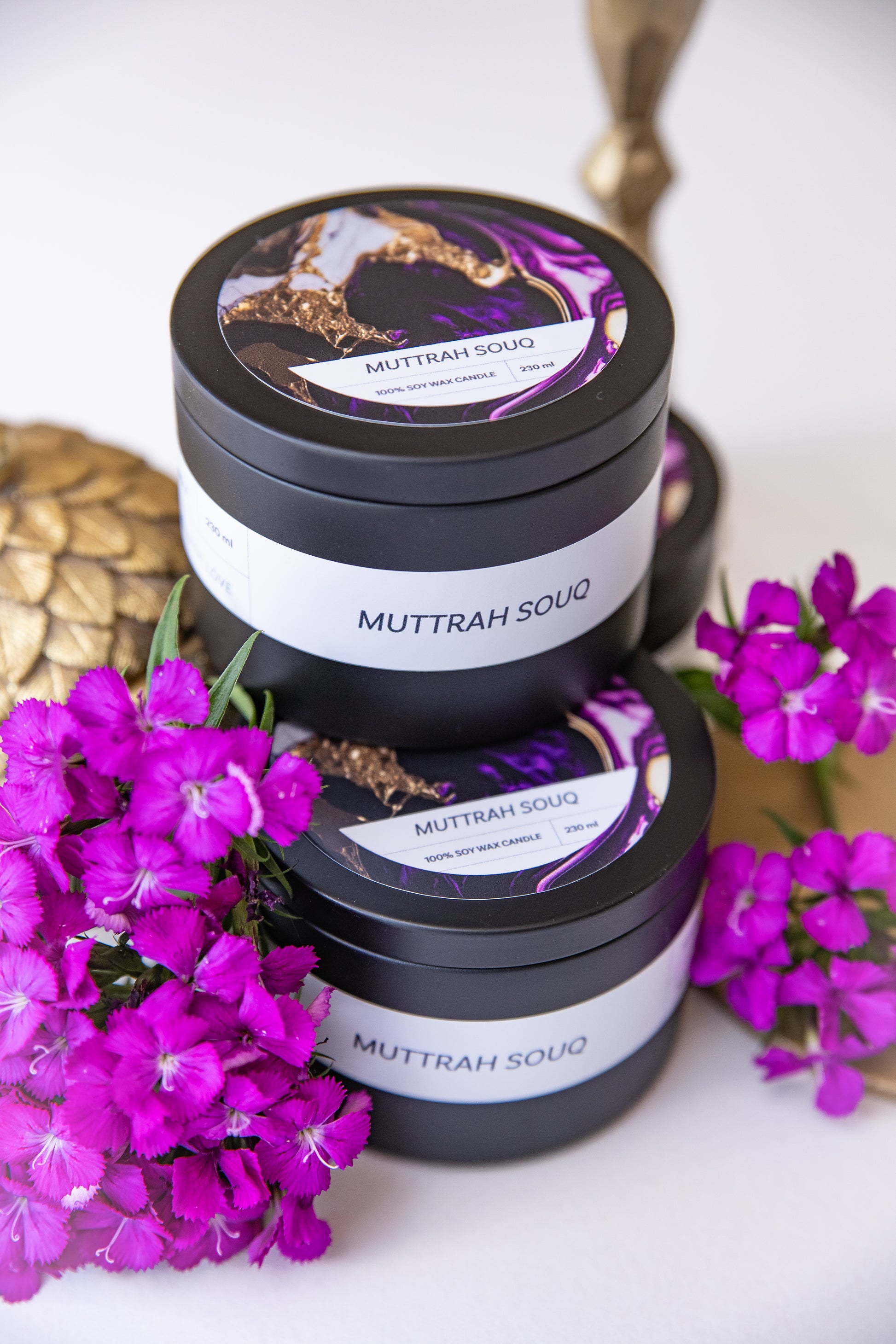 Muttrah Souq candle - packaging