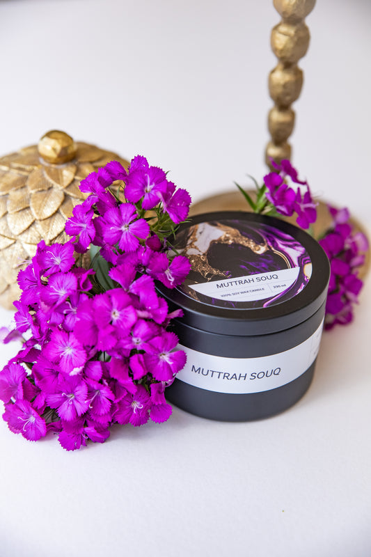 Muttrah Souq candle - close up
