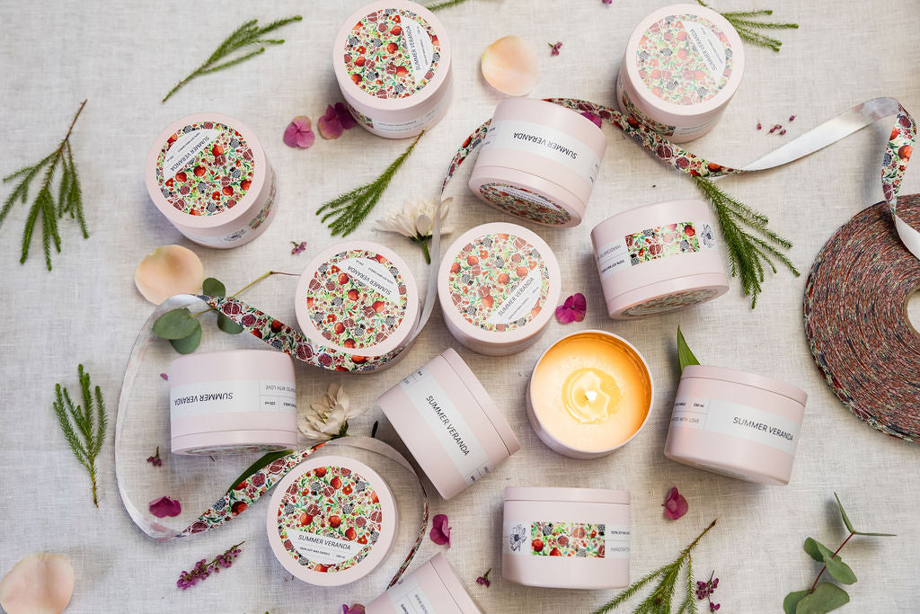Soy Wax Tin Candle | Summer Veranda