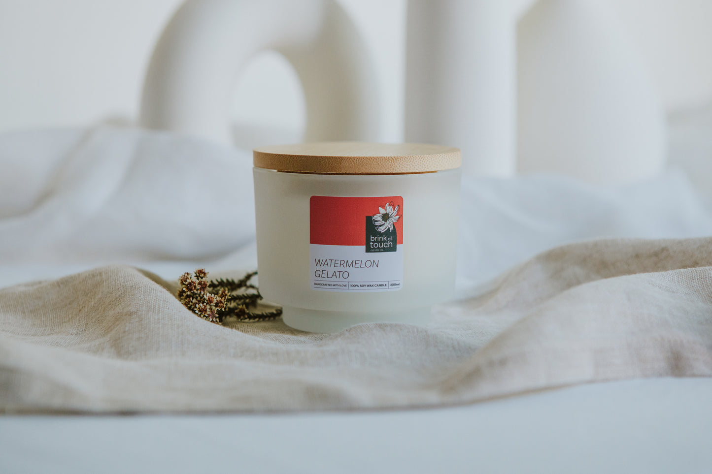 watermelon gelato candle