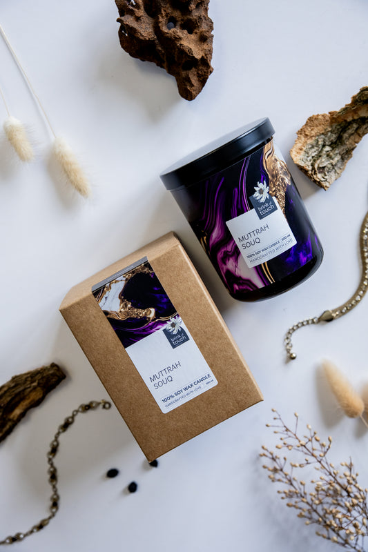 Muttrah Souq Candle - close up