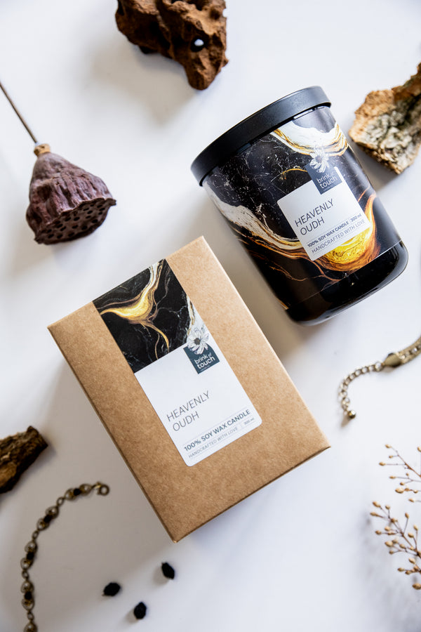 Heavenly Oudh Candle by Brink of Touch