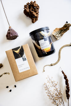 Heavenly Oudh Candle - styled shot