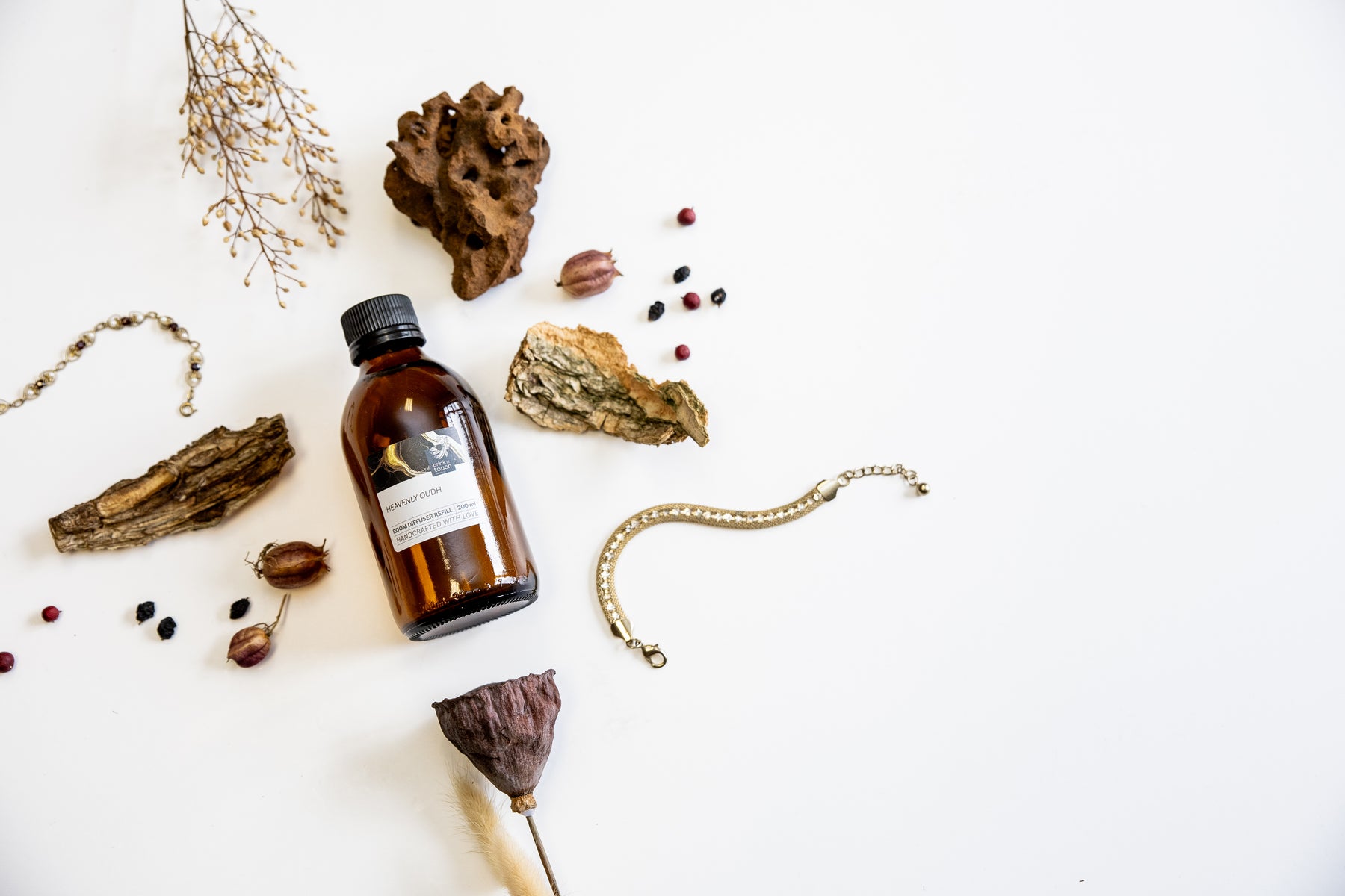 Heavenly Oudh Diffuser Refill - styled shot