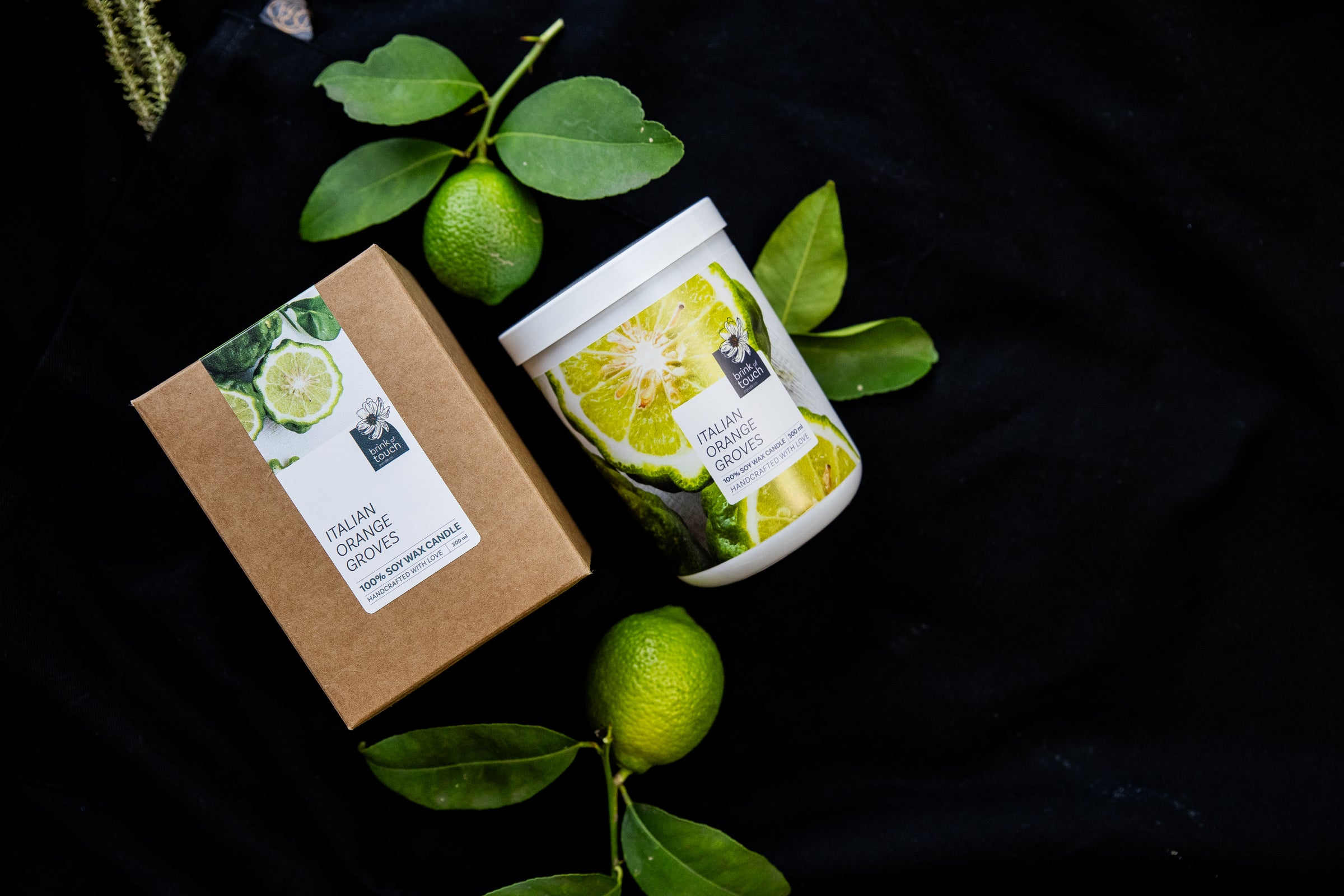 Italian Orange Groves Candle - styled shot