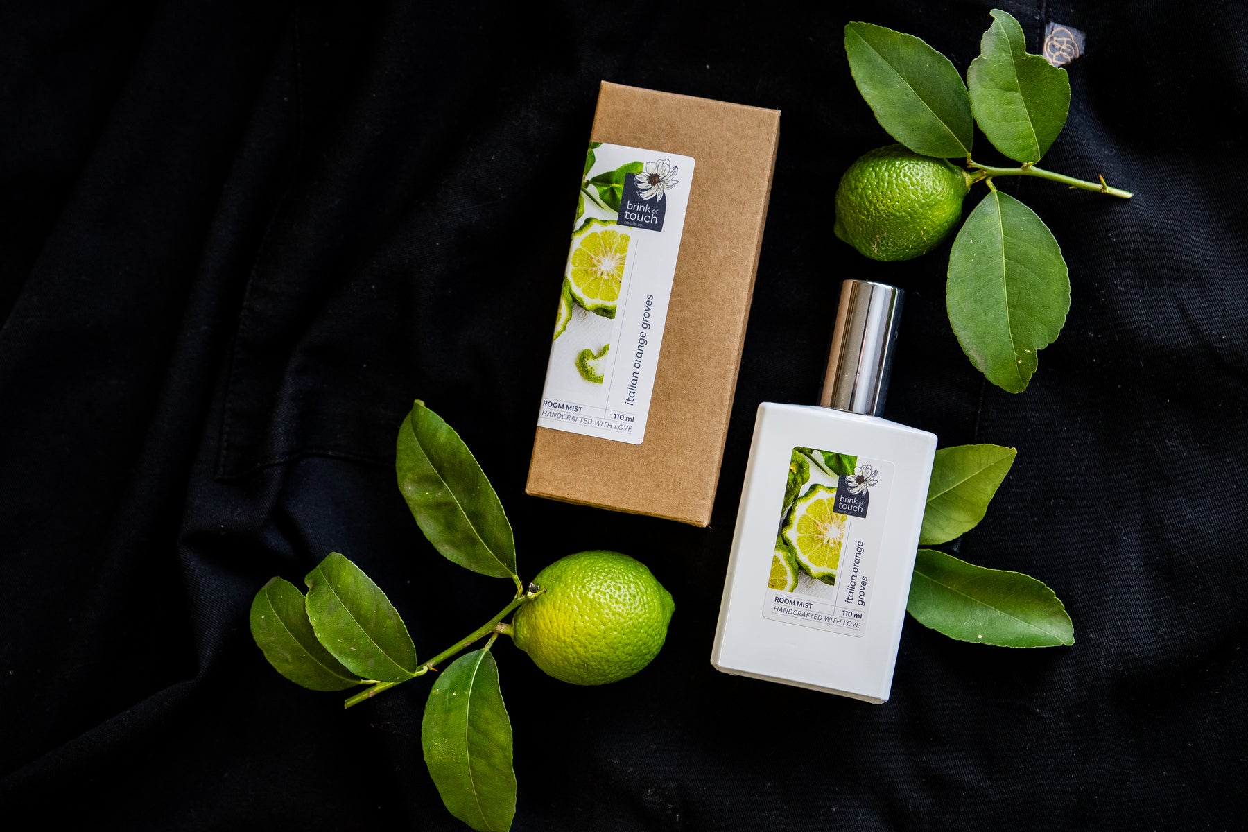 Italian Orange Groves Room Mist - styled shot
