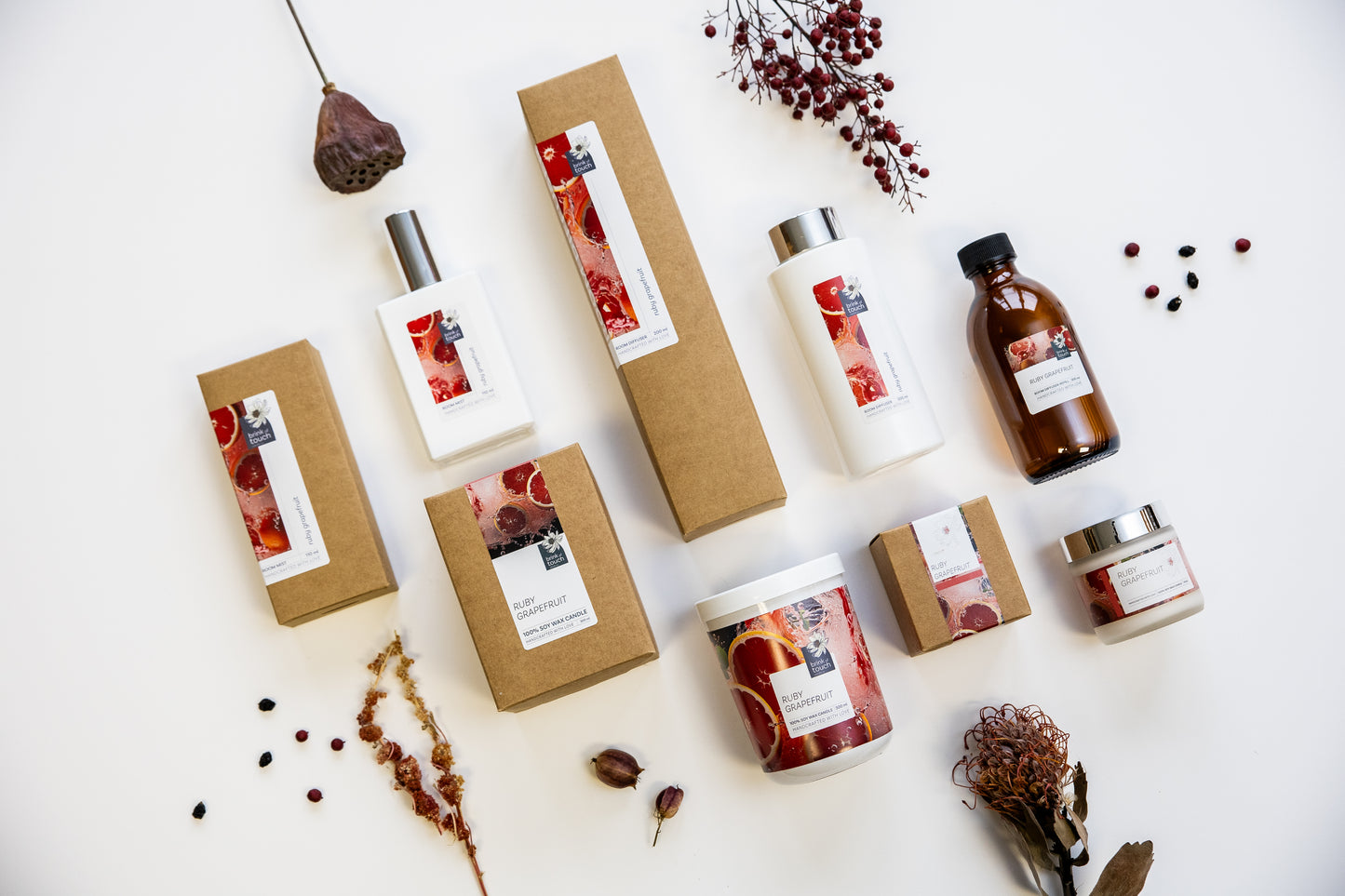 mini candle | ruby grapefruit