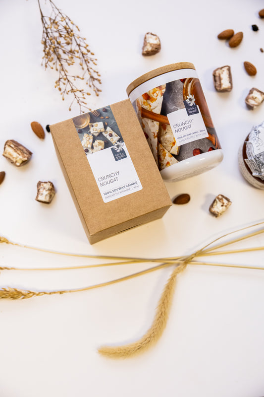crunchy nougat candle