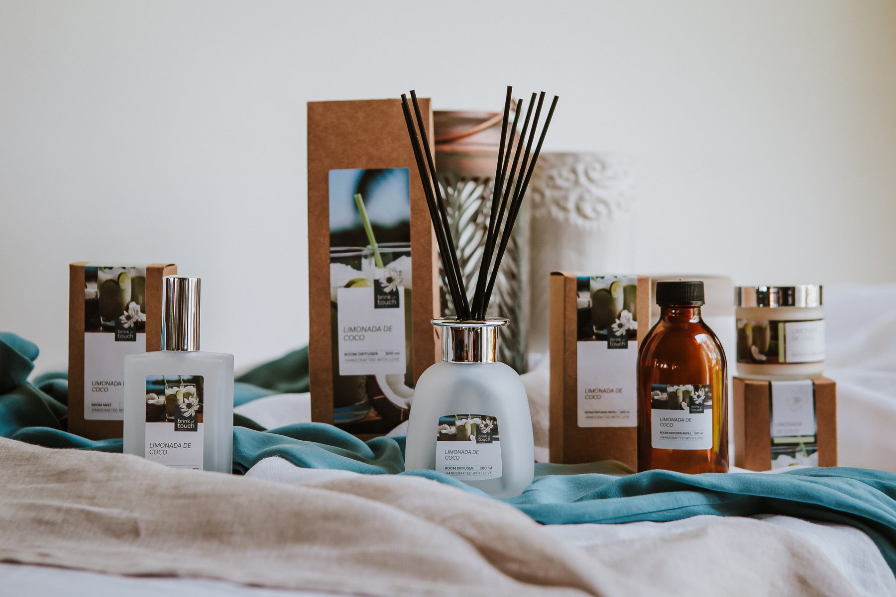 Limonada De Coco Room Mist - styled shot