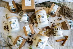 Chai Latte Candle - styled shot