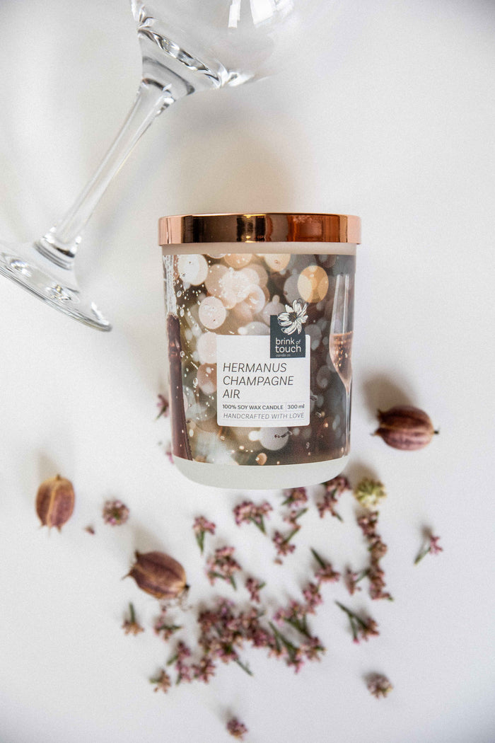 Hermanus Champagne Air Candle by Brink of Touch