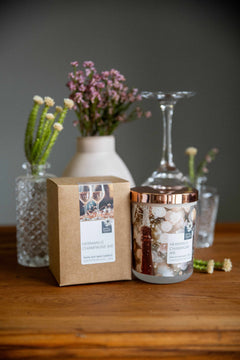 Hermanus Champagne Air Candle - packaging