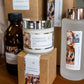 Hermanus Champagne Air mini candle - close up