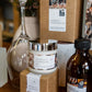Hermanus Champagne Air mini candle - styled shot