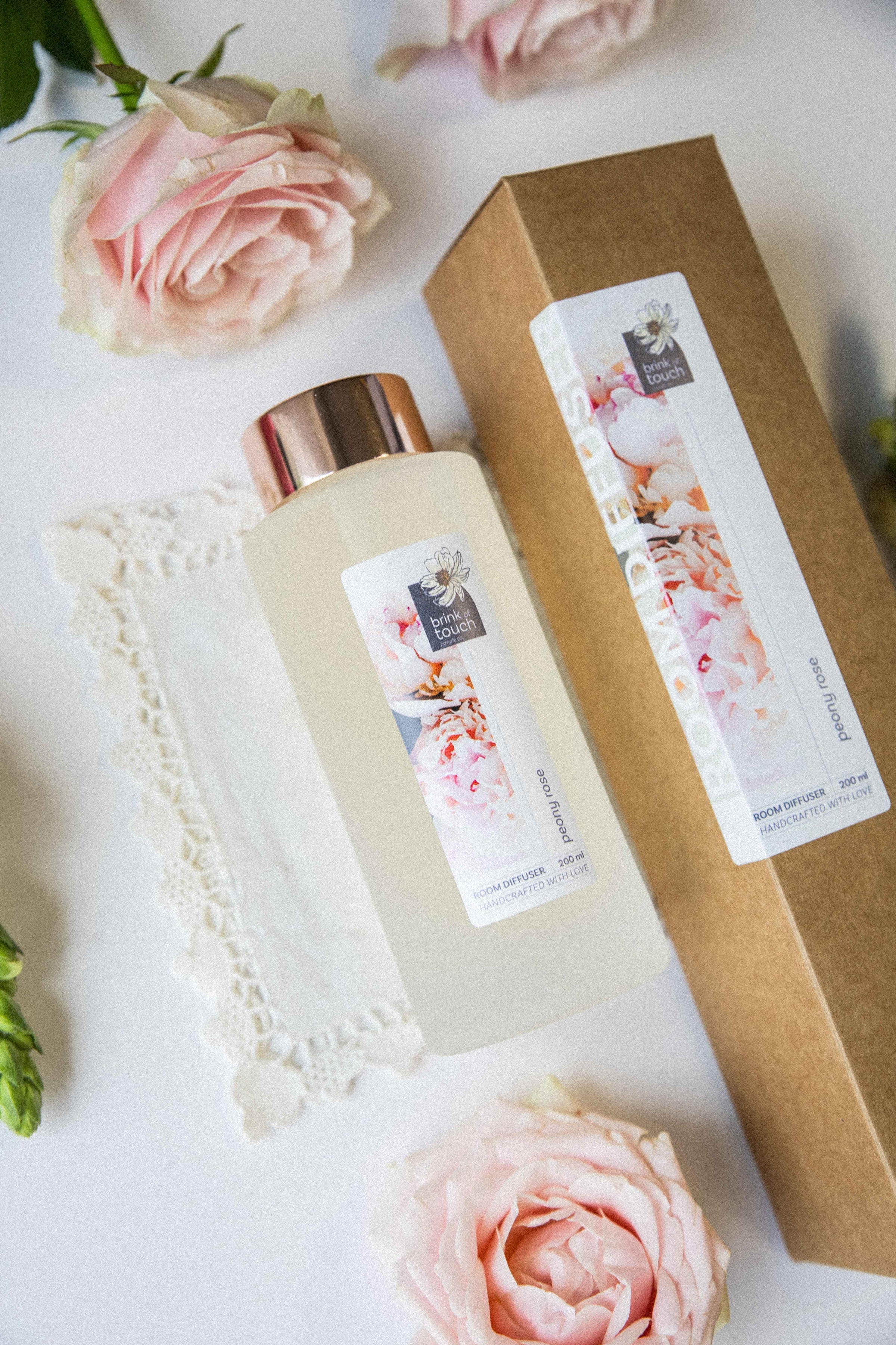 Peony Rose Diffuser - packaging