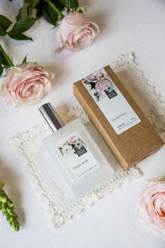 Peony Rose Room Mist - close up