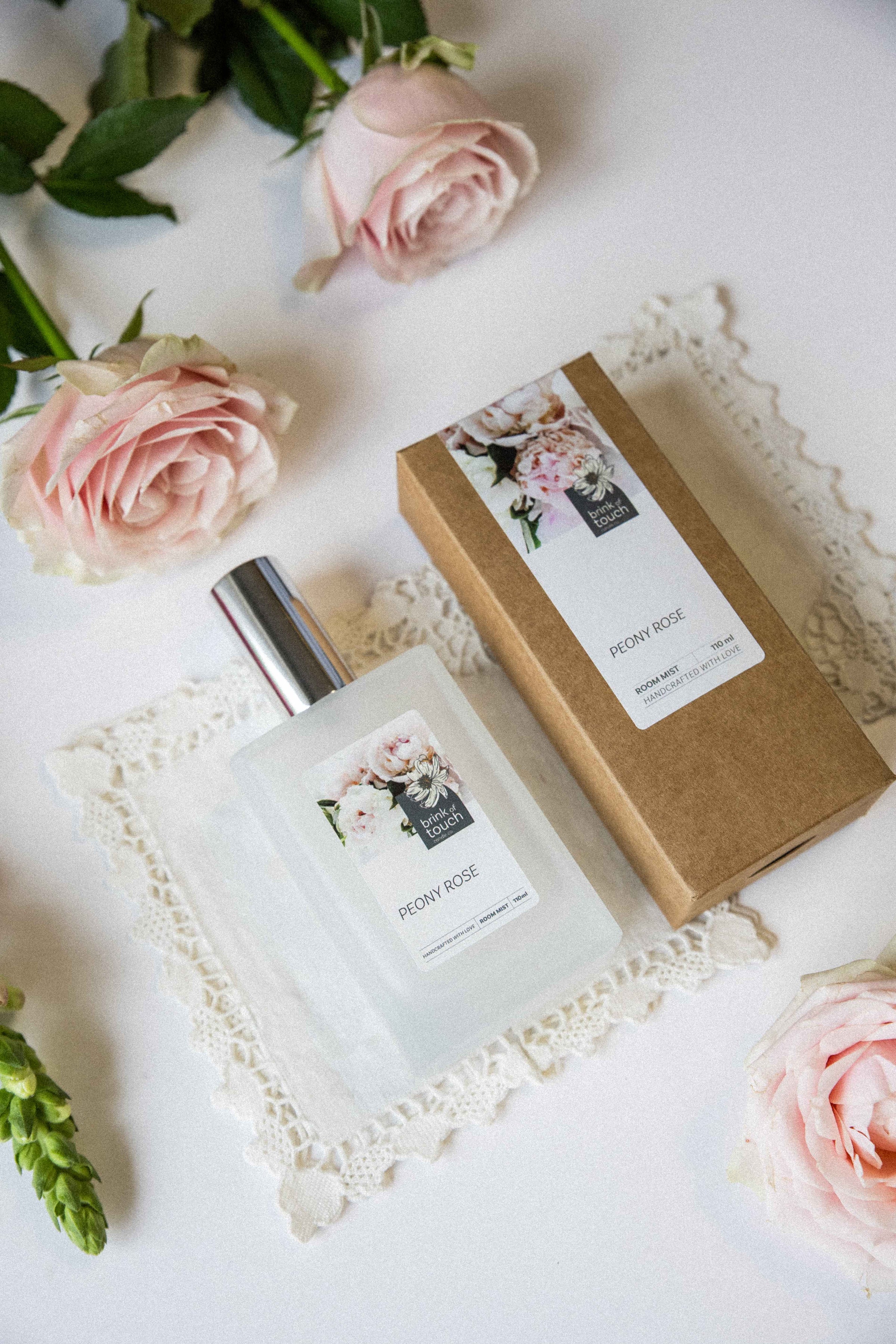 Peony Rose Room Mist - close up
