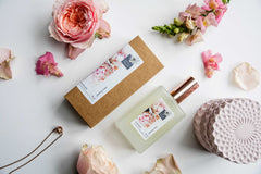 Peony Rose Room Mist - styled shot