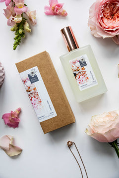 Peony Rose Room Mist - packaging