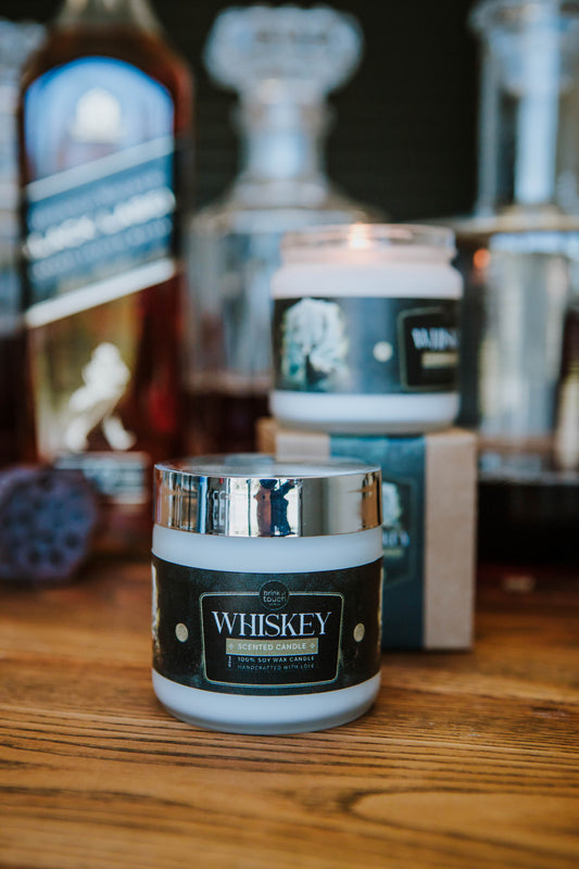 Spirit Lover Candle | Whiskey Mini - close up