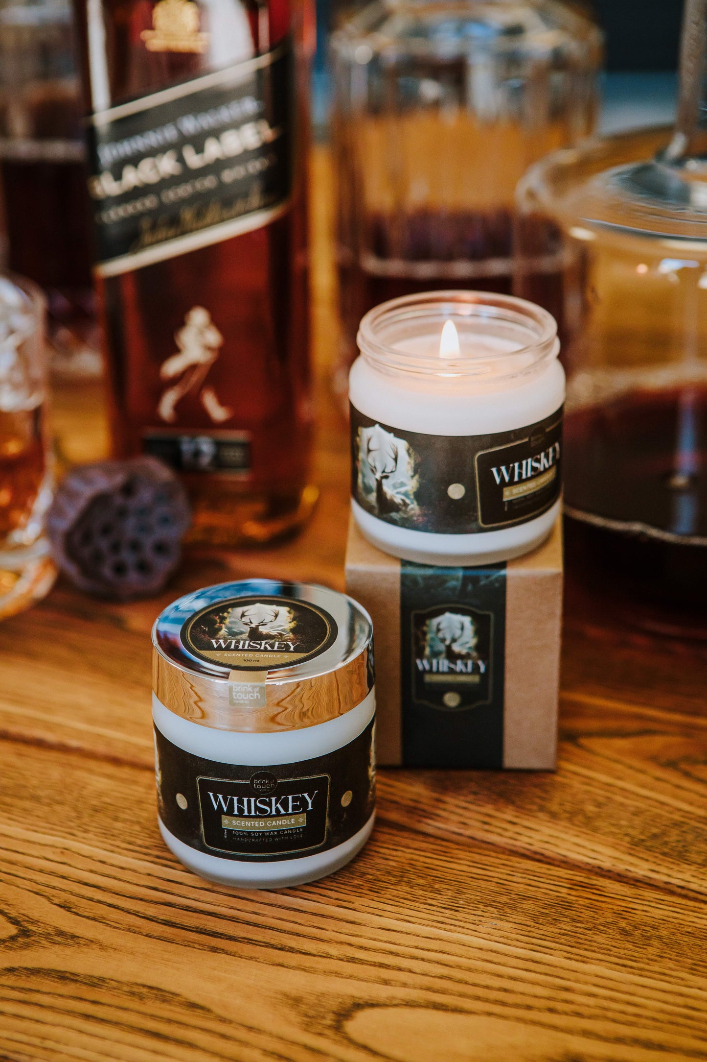 spirit lover candle | whiskey mini