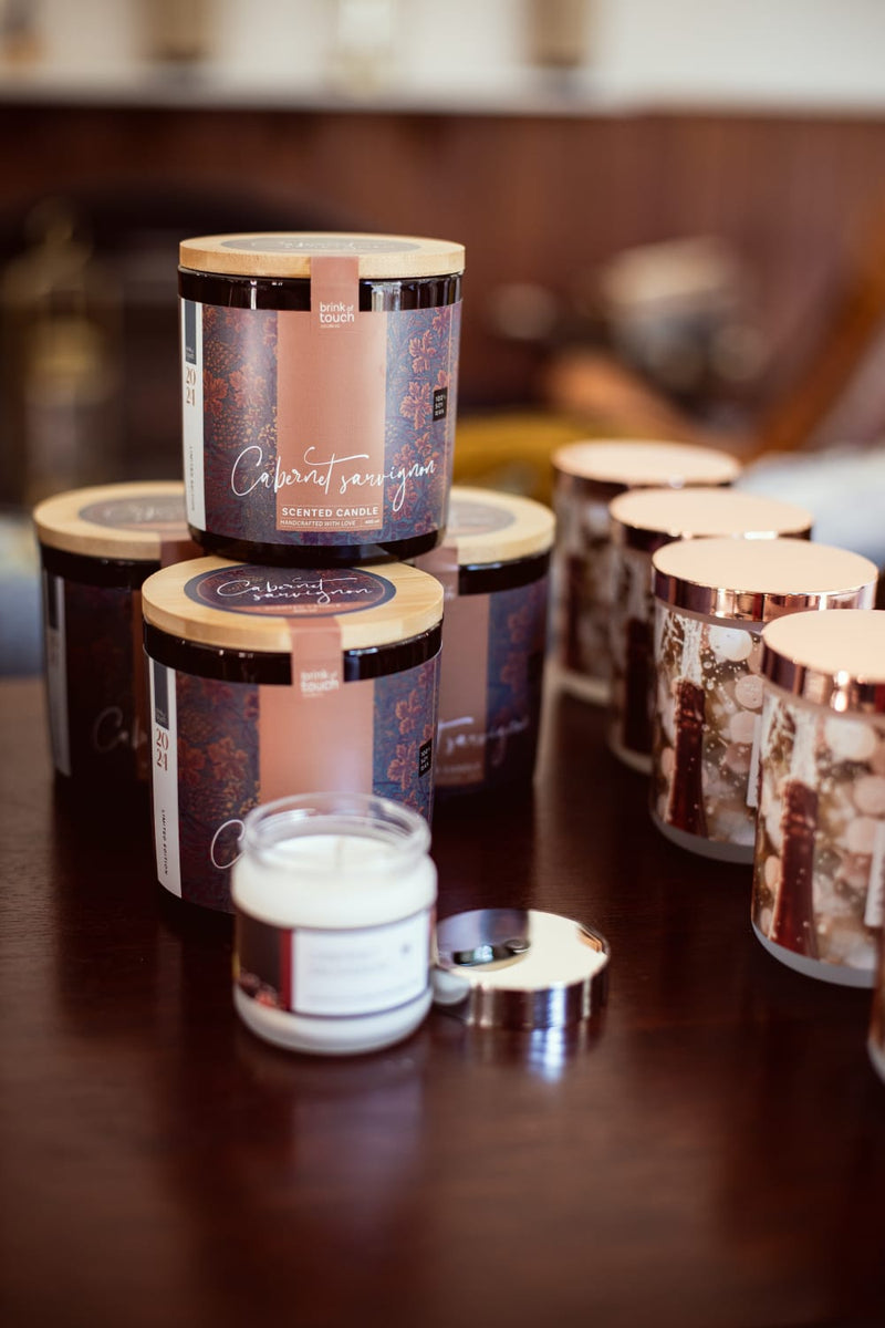 Wine Candle | Large Cabernet Sauvignon by Brink of Touch