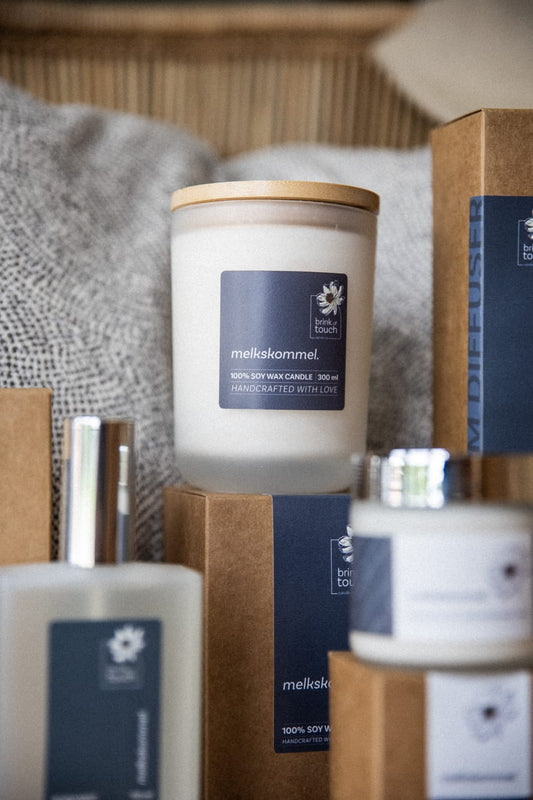 Afrikaanse Kers | Land Van Melk En Heuning candle - close up