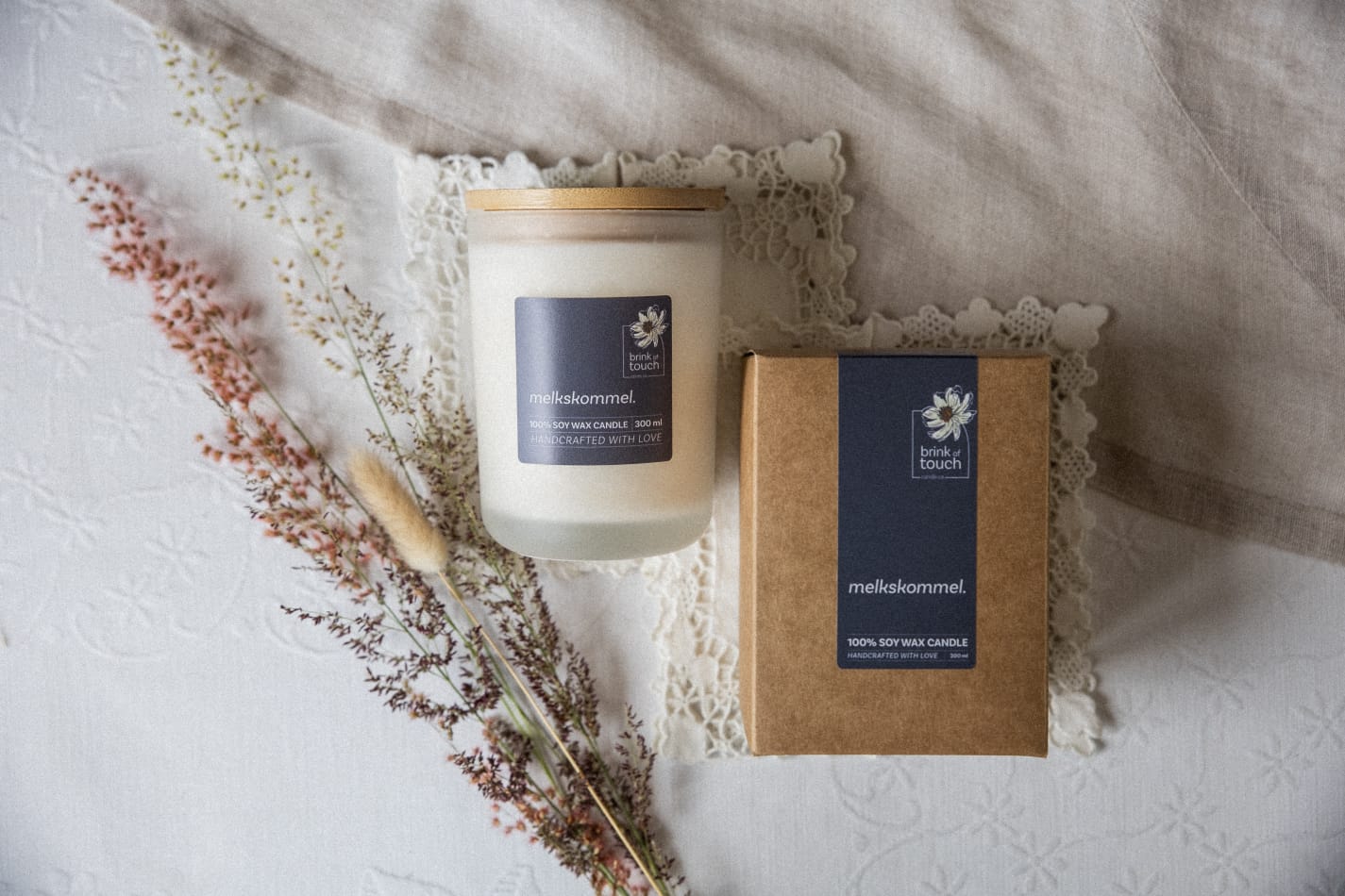 Afrikaanse Kers | Land Van Melk En Heuning candle - packaging