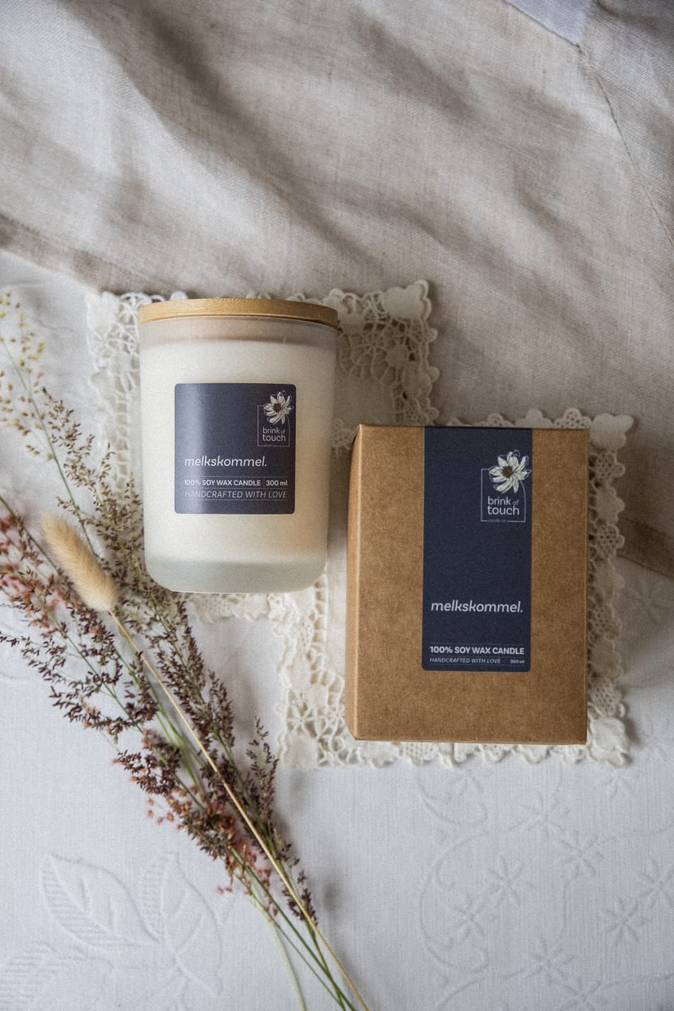 Afrikaanse Kers | Land Van Melk En Heuning candle by Brink of Touch
