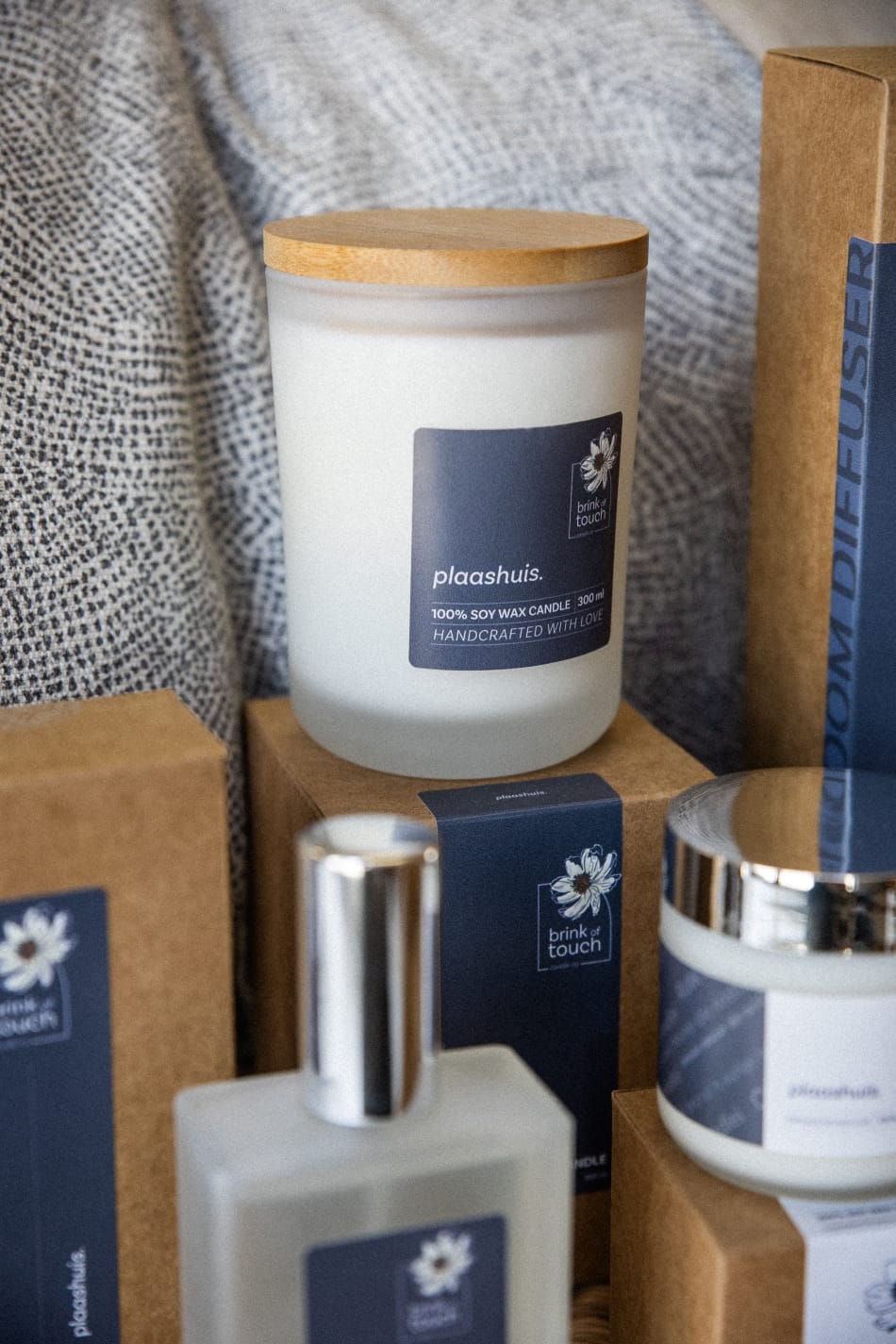 Afrikaanse Kers | Plaashuis candle - close up