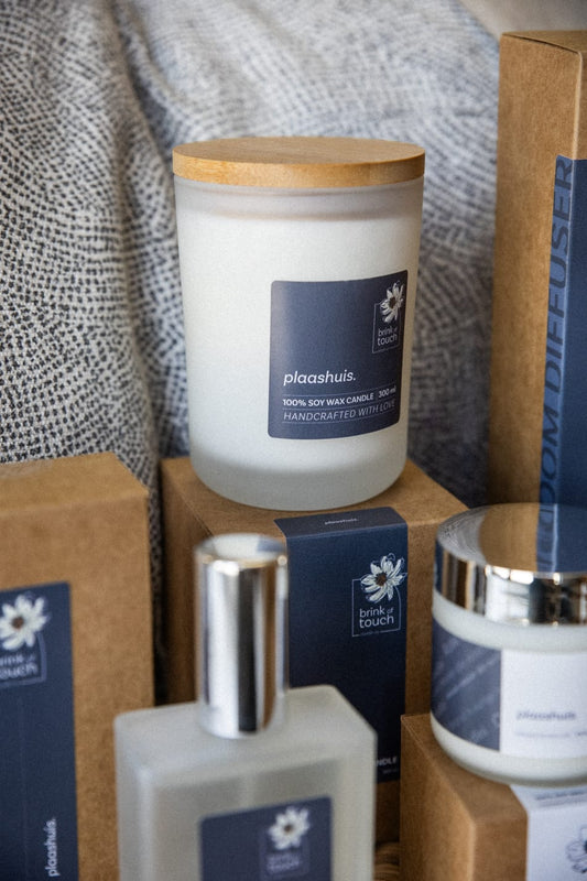 Afrikaanse Kers | Plaashuis candle - close up